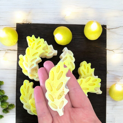 Lemon Buttercream Fairy Leaves