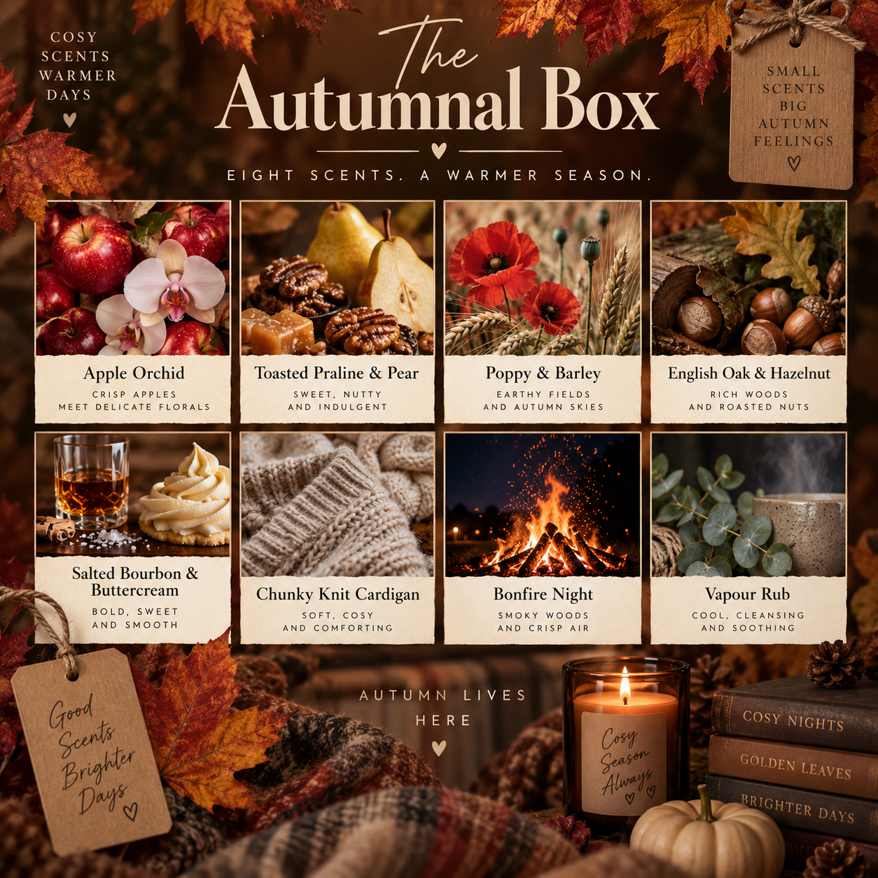 October's Monthly Wax Melt Box