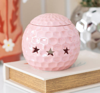 Pink Disco Ceramic Wax Melt Burner