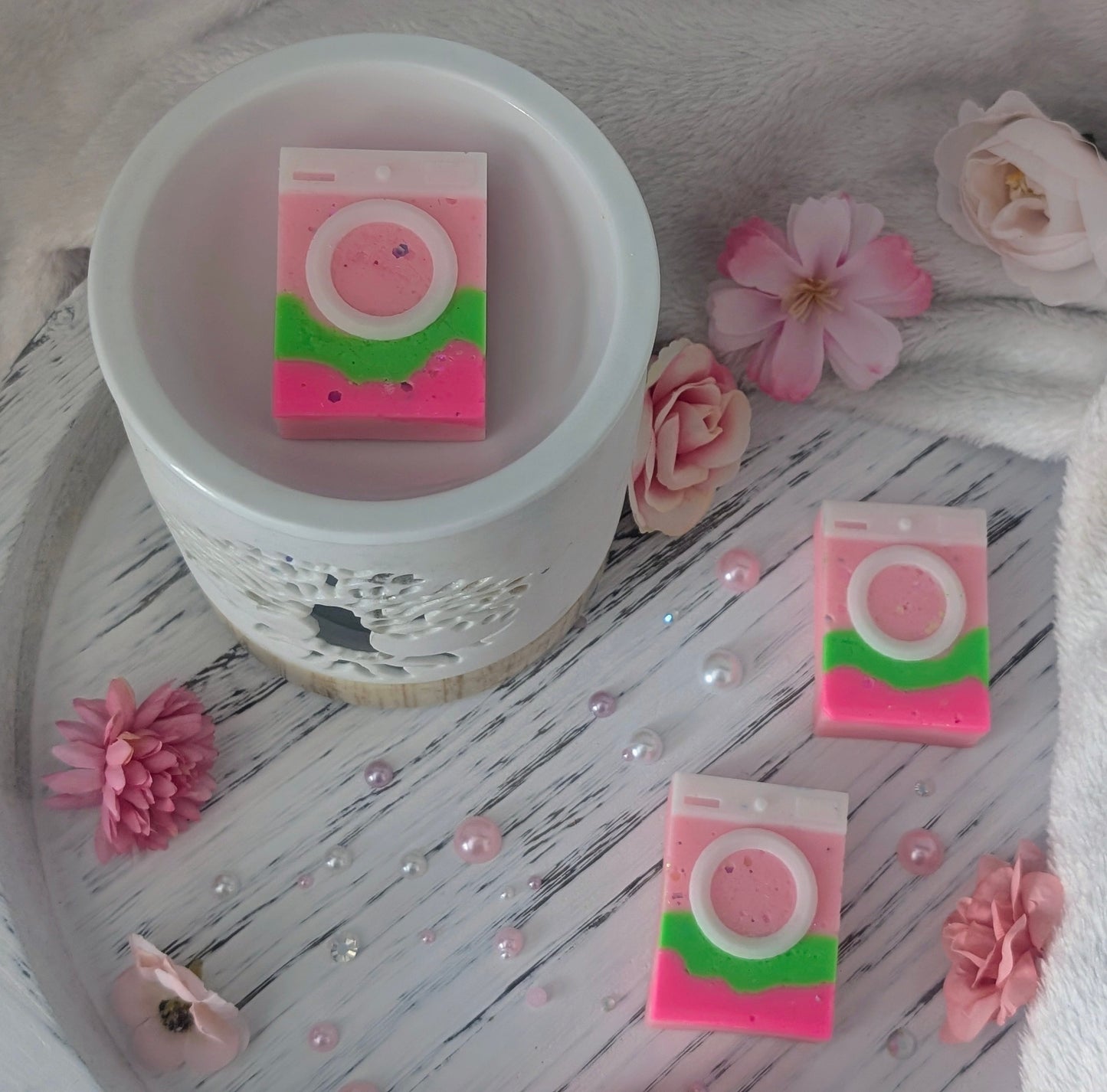Lenny Pink Tulips & White Jasmine- Washer Wax Melt