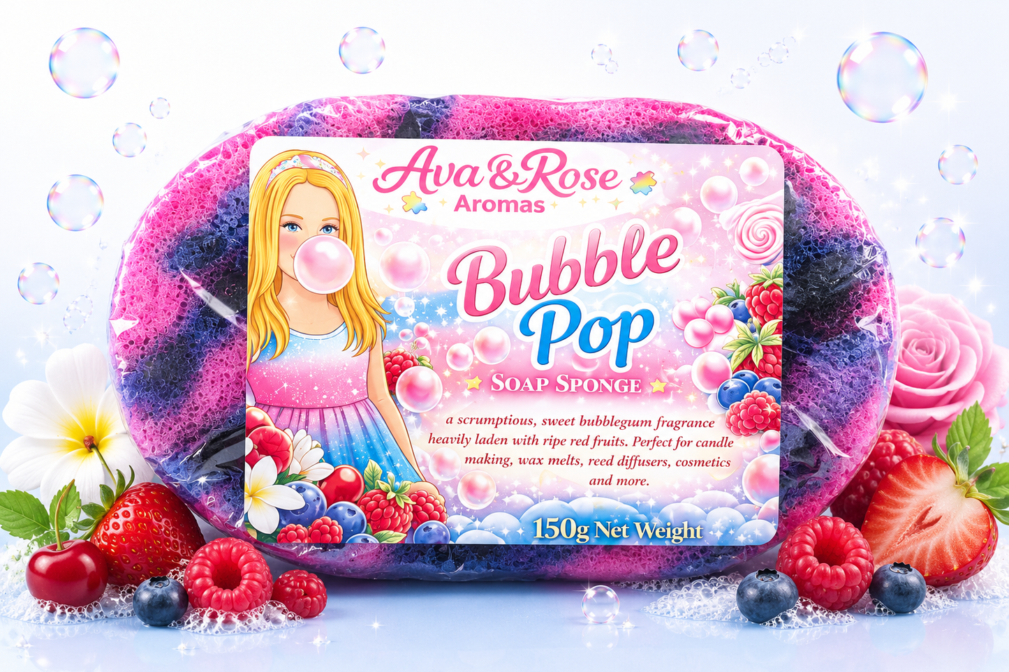 Bubble Pop- Exfoliating Soap Sponge
