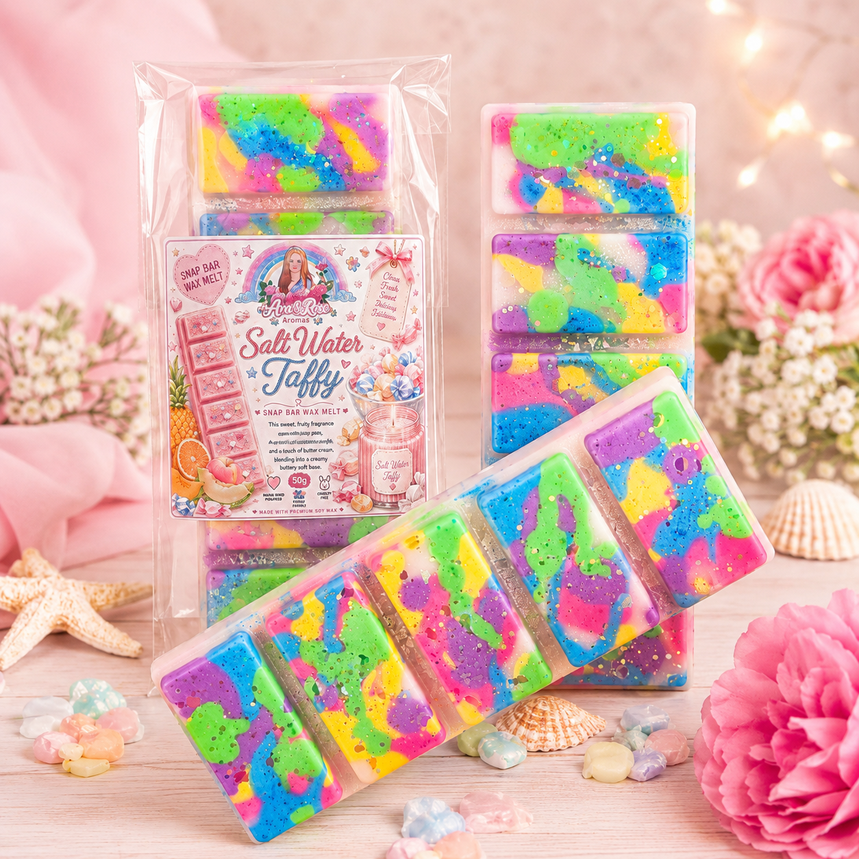 Salt Water Taffy - Wax Melt Snap Bar