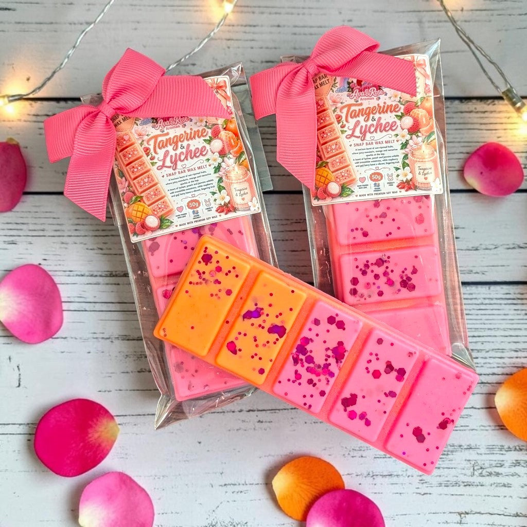 Tangerine & Lychee - Wax Melt Snap Bar