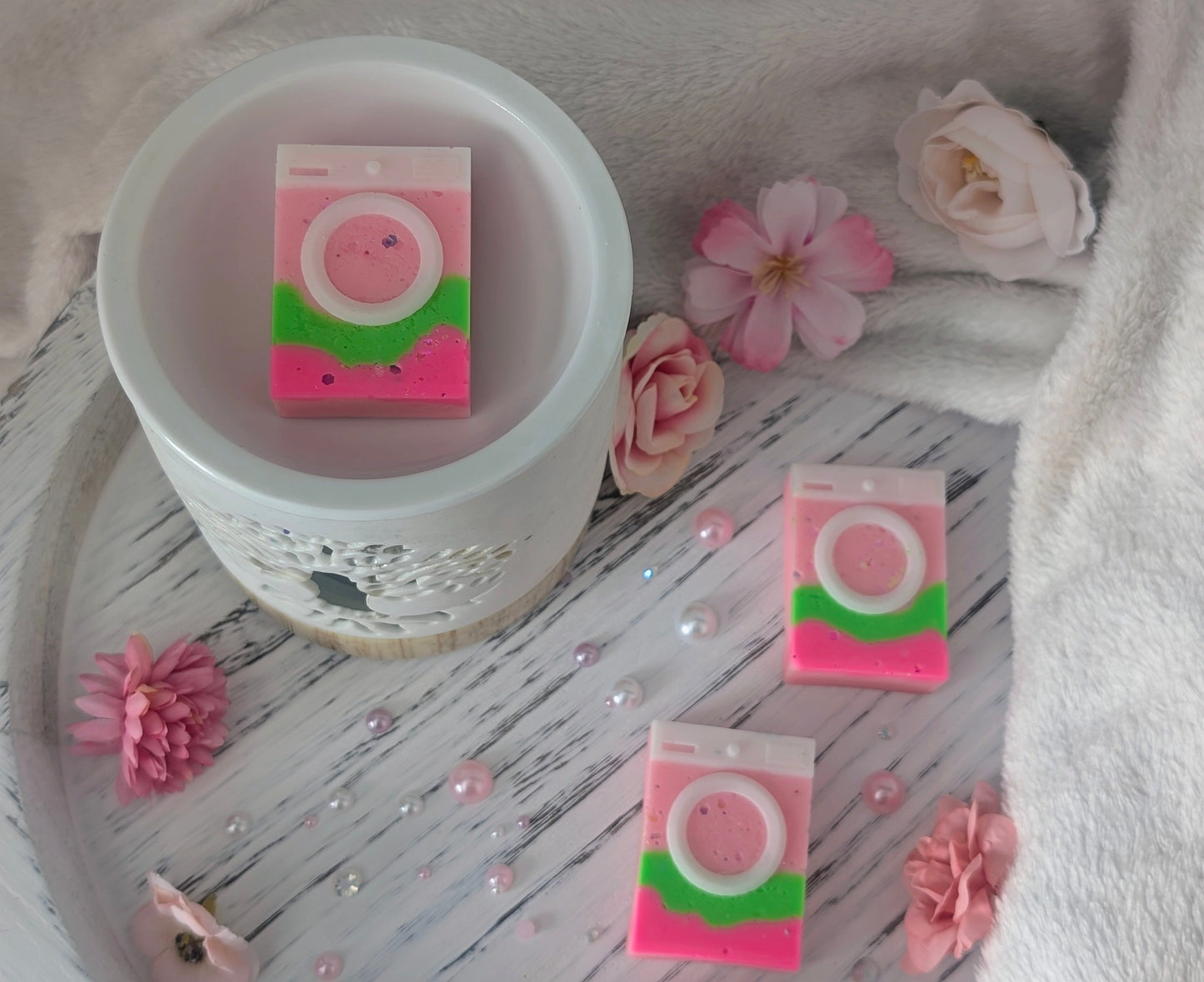 Lenny Pink Tulips & White Jasmine- Washer Wax Melt