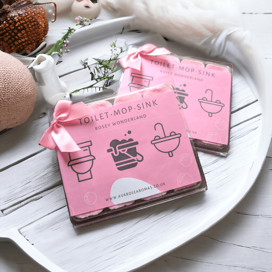 Rosey Wonderland - Toilet•Mop•Sink Fizz Cleaners - avarosearomas