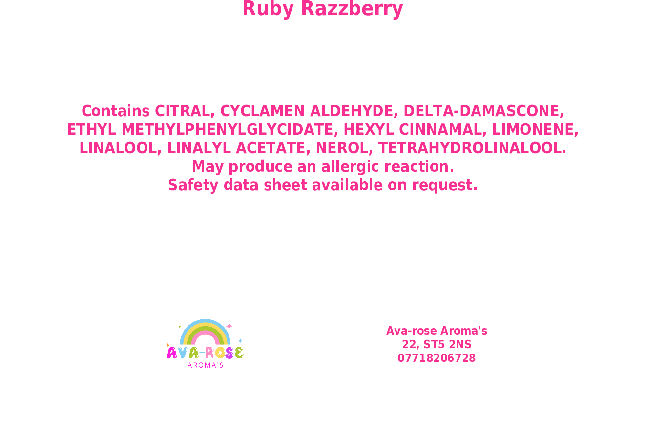 Ruby Razzberry - avarosearomas