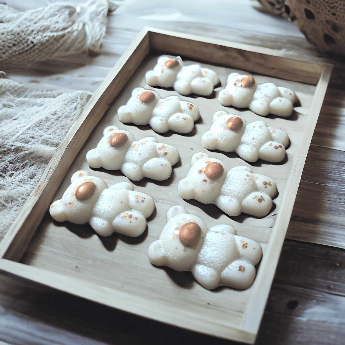Rum & Almond Cake - Cute Bear Wax Melt - avarosearomas
