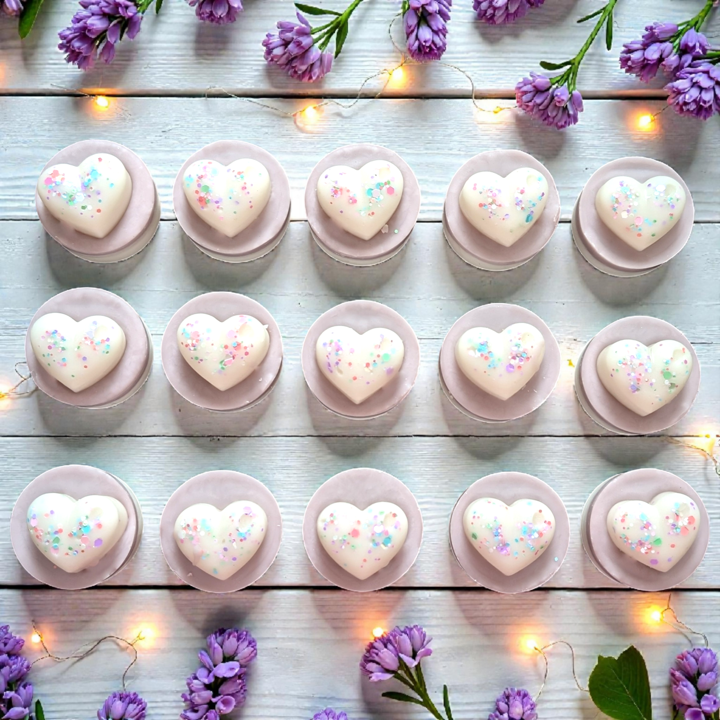 She - Heart Mini Wax Slab - avarosearomas