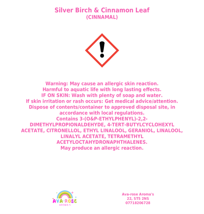 Silver Birch & Cinnamon Leaf - Pentagram Wax Melt - avarosearomas