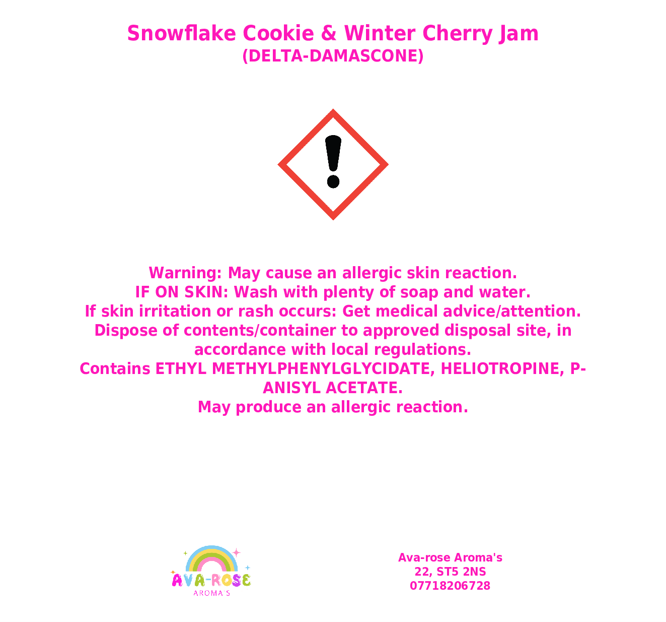 Snowflake Cookie & Winter Cherry Jam