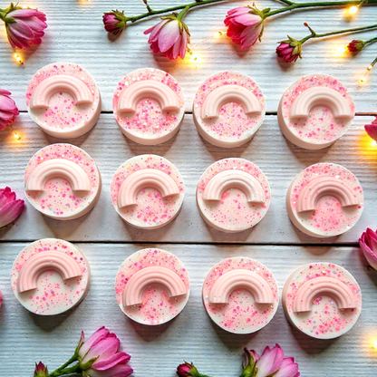 Strawberries & Cream - Rainbow Wax Melt Slab - avarosearomas