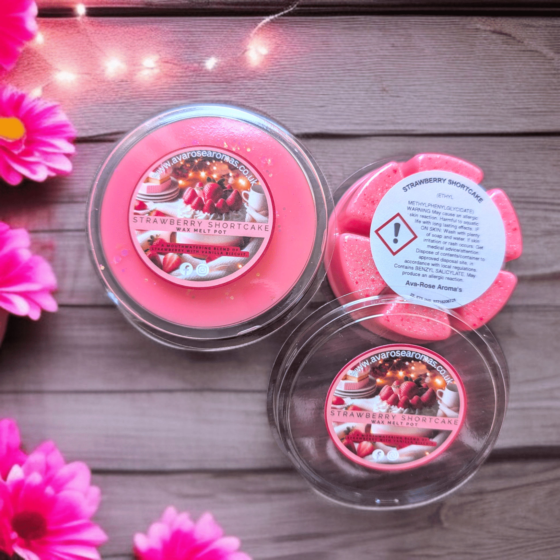 Strawberry Shortcake - Wax Melt Segment Pot - avarosearomas