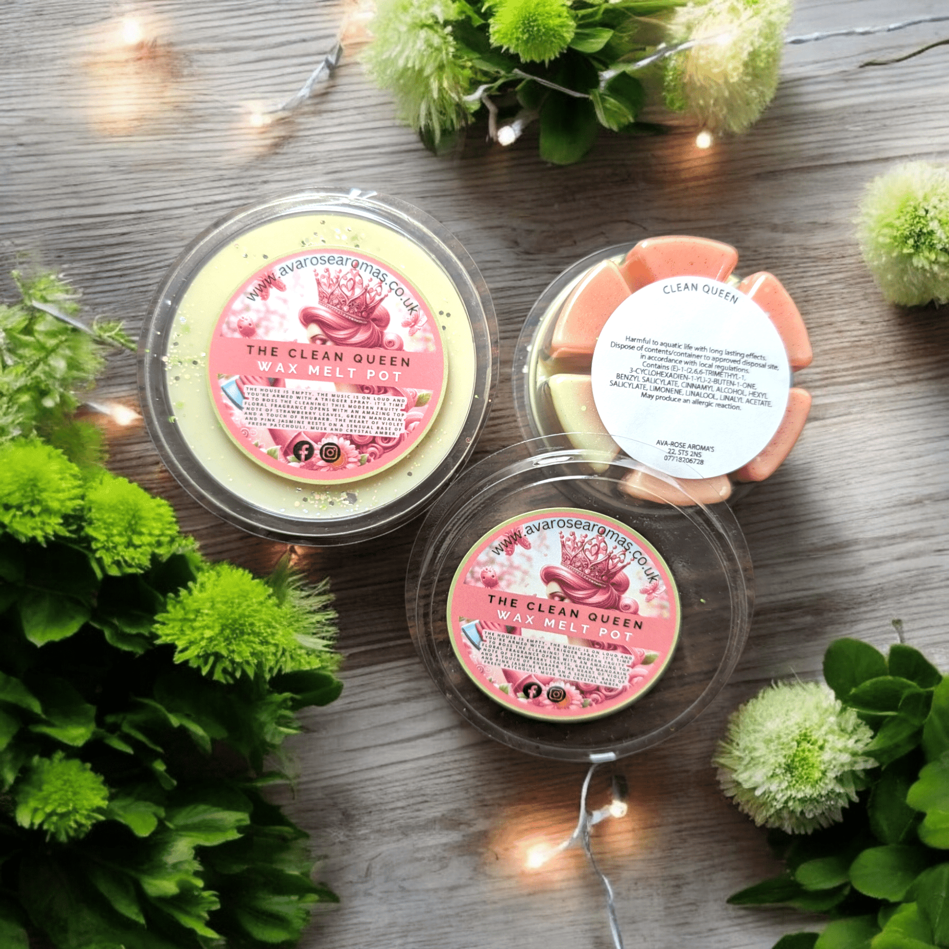 The Clean Queen - Wax Melt Segment Pot - avarosearomas