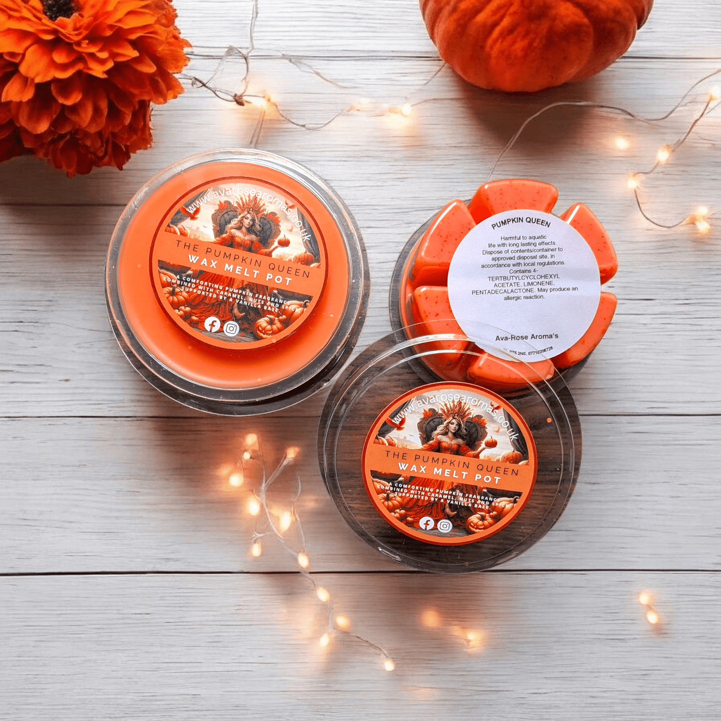 The Pumpkin Queen - Wax Melt Segment Pot - avarosearomas
