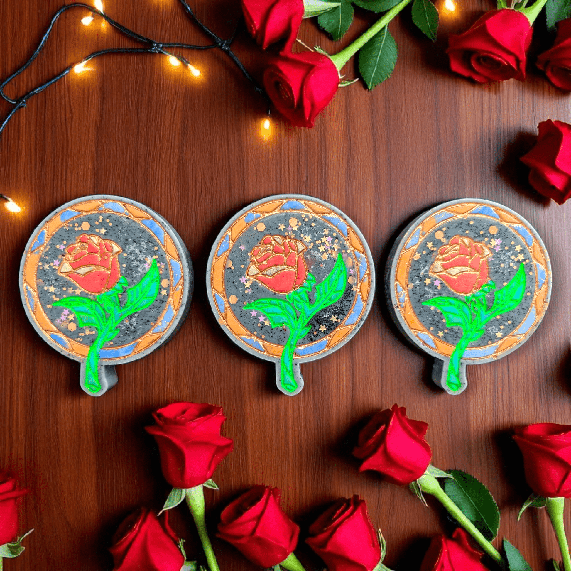 Thorn & Rose - Stained Glass Rose Wax Melt - avarosearomas