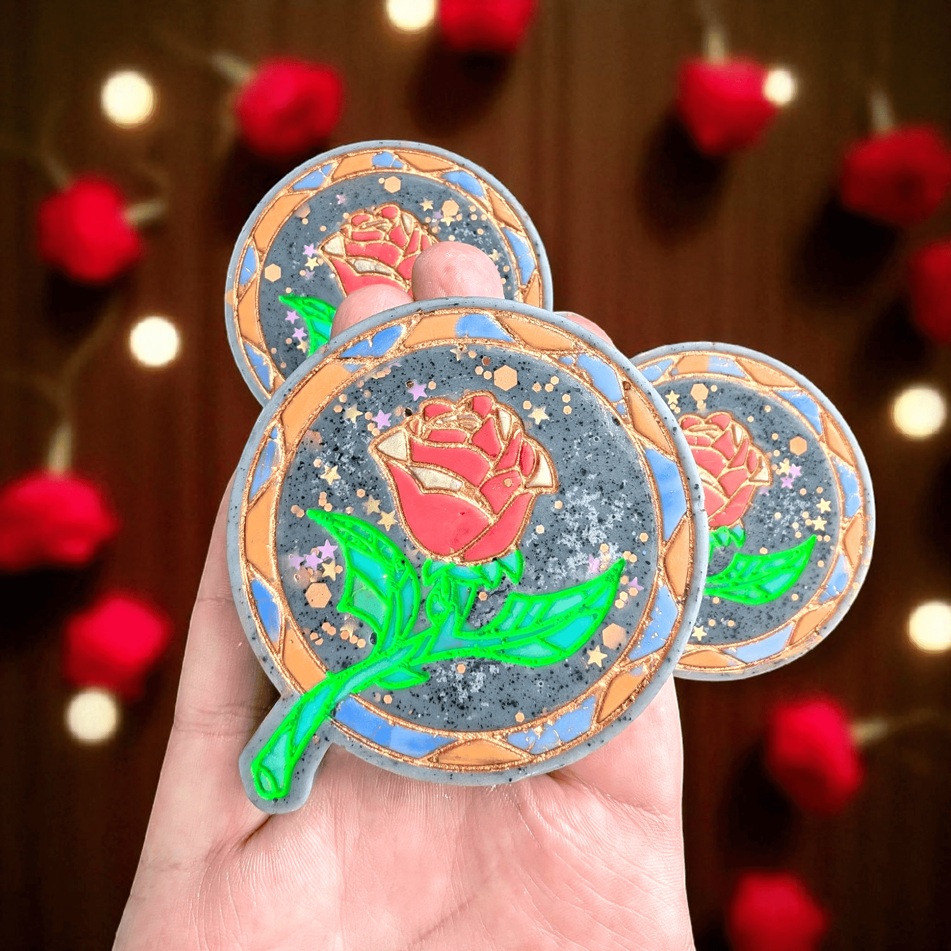 Thorn & Rose - Stained Glass Rose Wax Melt - avarosearomas
