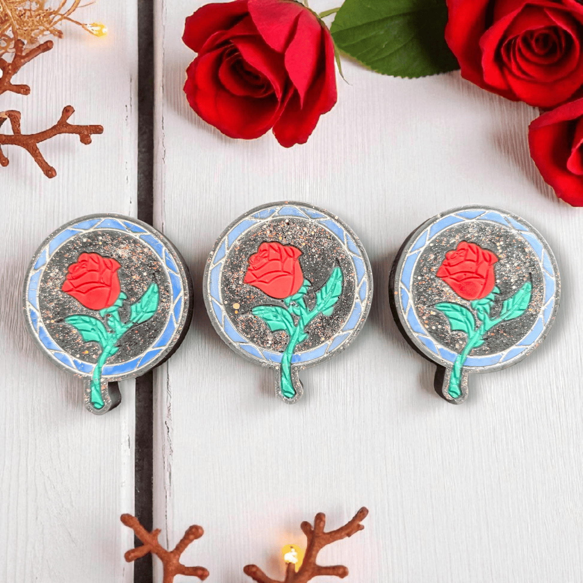 Thorn & Rose - Stained Glass Rose Wax Melt - avarosearomas