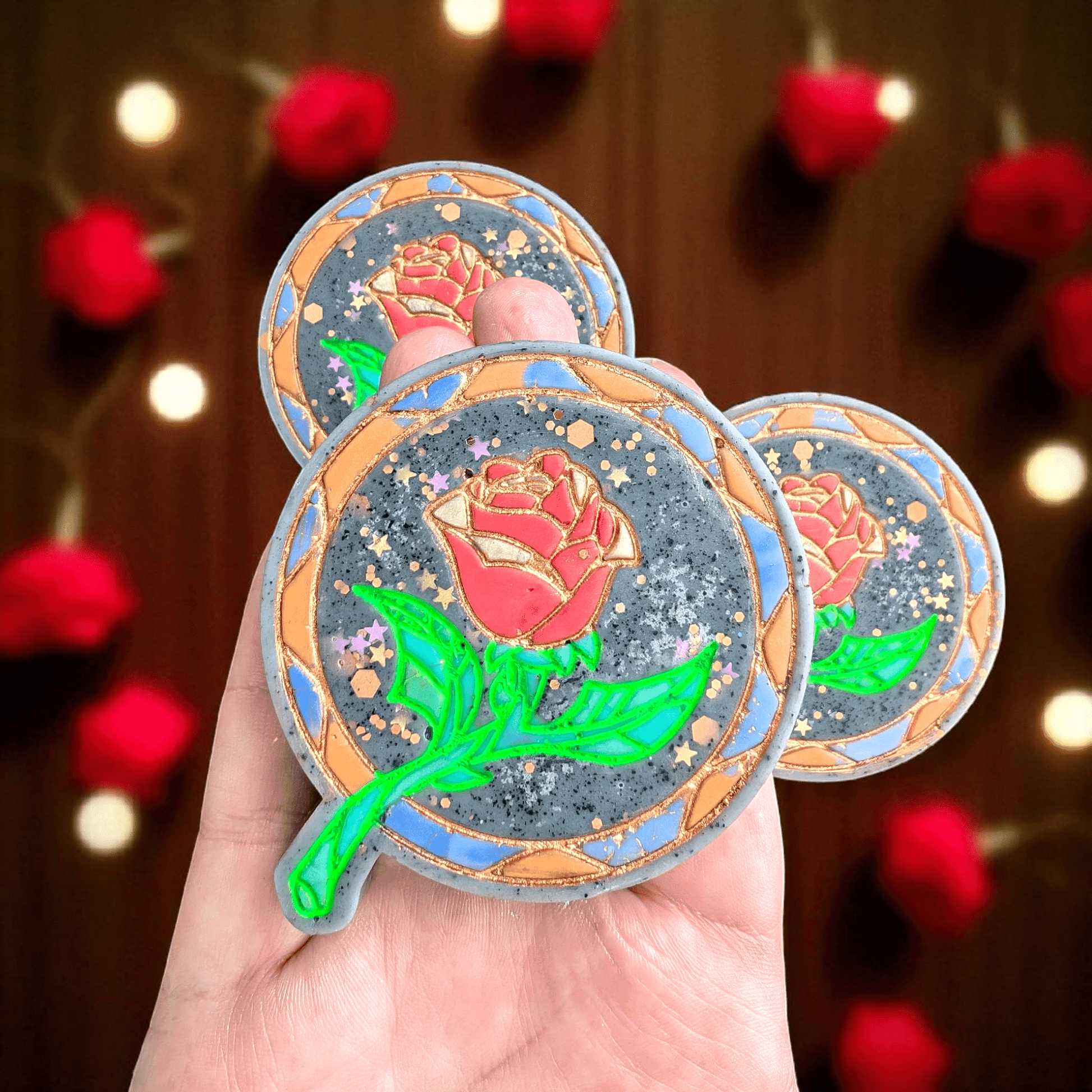 Thorn & Rose - Stained Glass Rose Wax Melt - avarosearomas