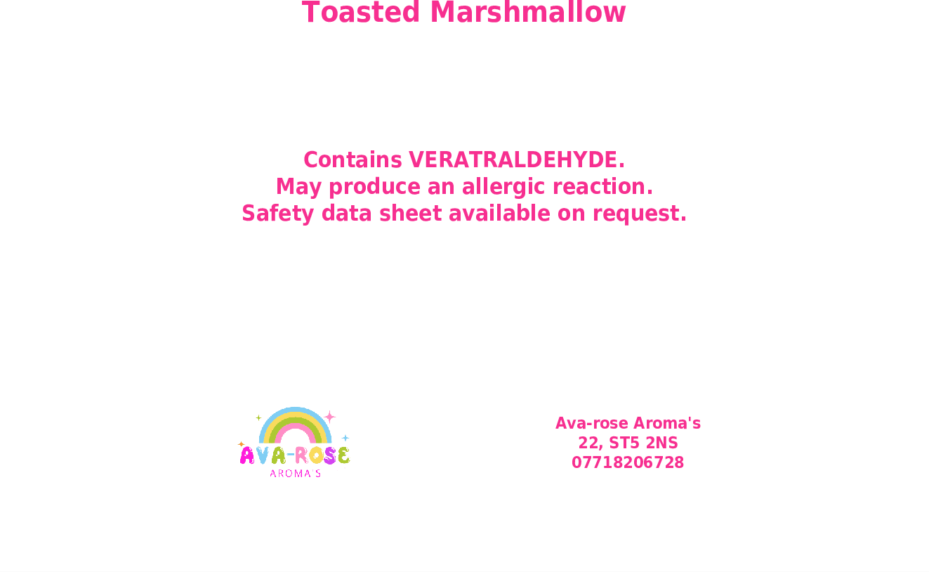 Toasted Marshmallow - Horse Wax Melt Slab - avarosearomas