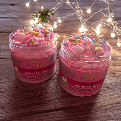 Unicorn Sparkle Whipped Soap - avarosearomas