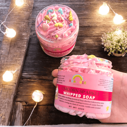 Unicorn Sparkle Whipped Soap - avarosearomas