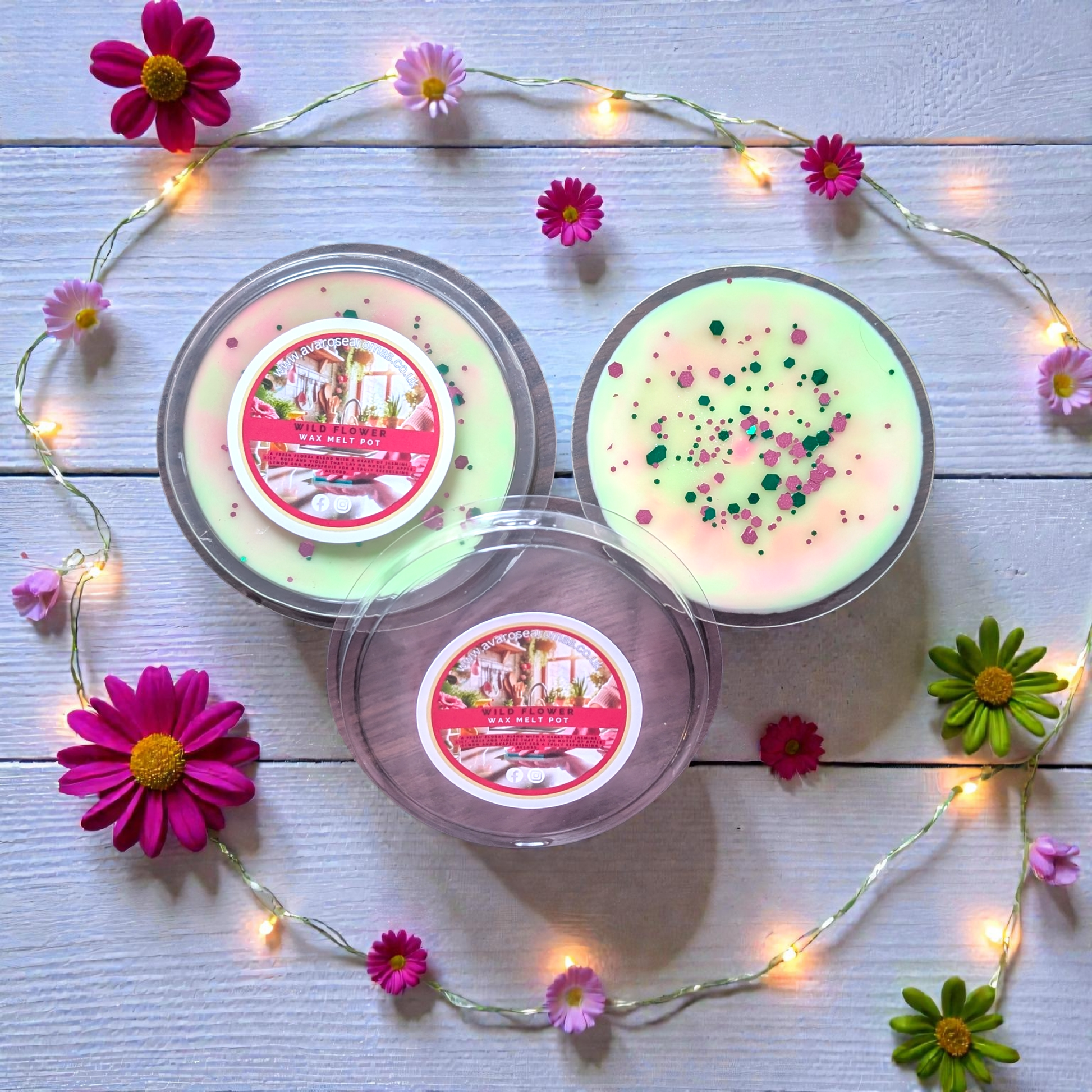 Wild Flower - Wax Melt Segment Pot - avarosearomas