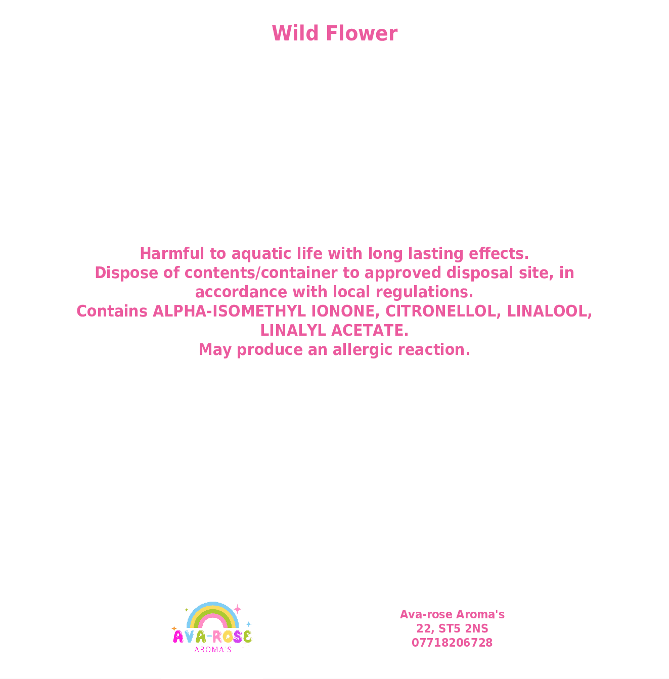 Wild Flower - Wax Melt Segment Pot - avarosearomas