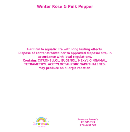 Winter Rose & Pink Pepper